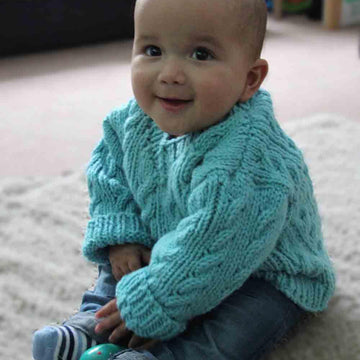 First Steps Aran Sweater