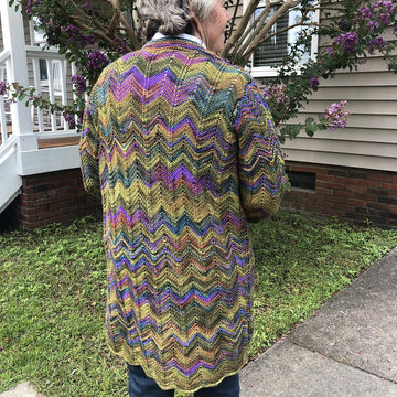 Chevron Sweater Coat