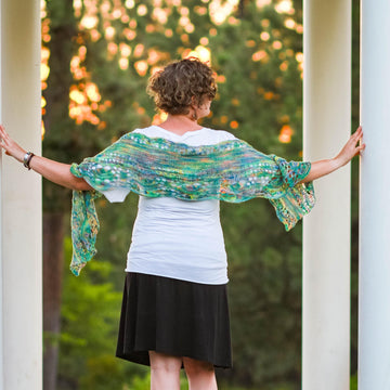 Coral Palace Shawl