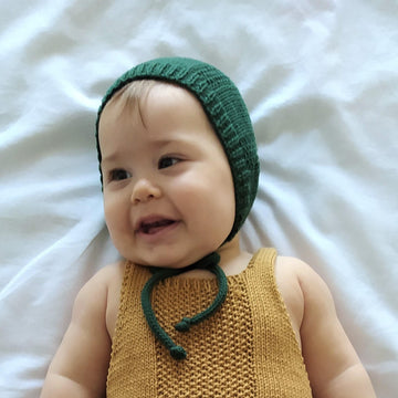 Spring Duo Baby Romper and Bonnet