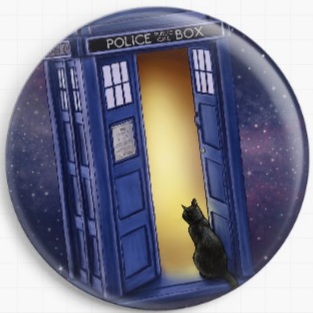 Geckorouge Police Box Needle Minder