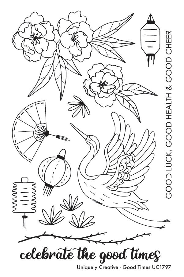 Uniquely Creative Clear Stamps - Good Times