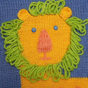 Lion Blanket in Cascade Yarns Pacific Chunky - C339 - Downloadable PDF