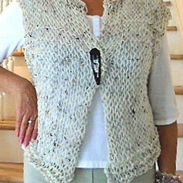 822 Airy Openweave Shrug/Vest