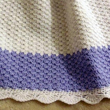 CROCHET Baby Blanket / Afghan - Winter Frost