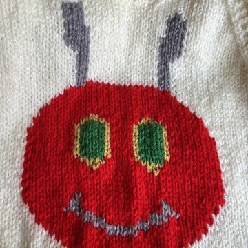 Caterpillar toddler sweater