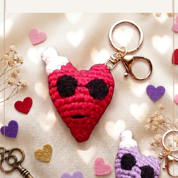 Mr Heart Keychain | Crochet Pattern For Valentine's Day