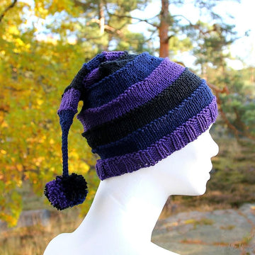 Pointy Pompom Hat