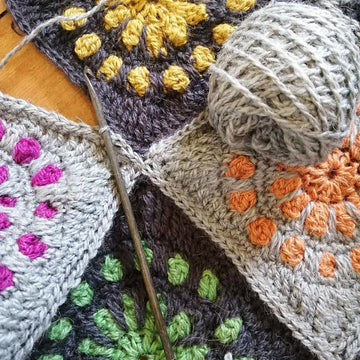 Granny Square Pouffe