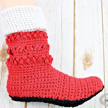 Christmas Santa and Elf Booties