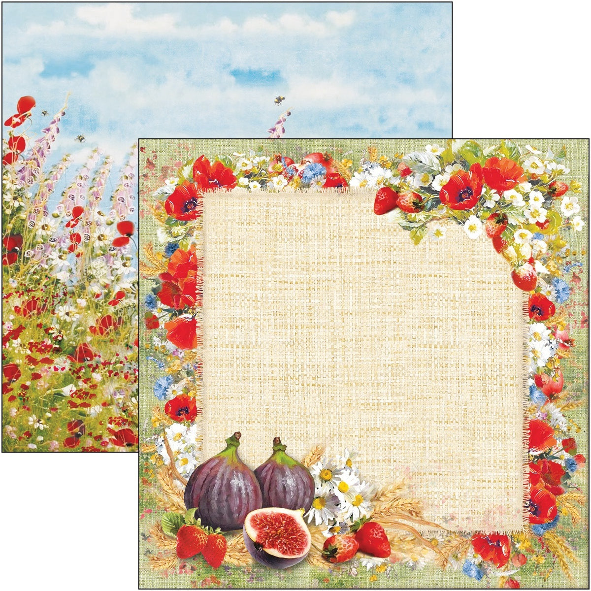 Ciao Bella Double-Sided Cardstock 90lb 12"X12" 12/Pkg - Sweet Countryside, Under The Tuscan Sun