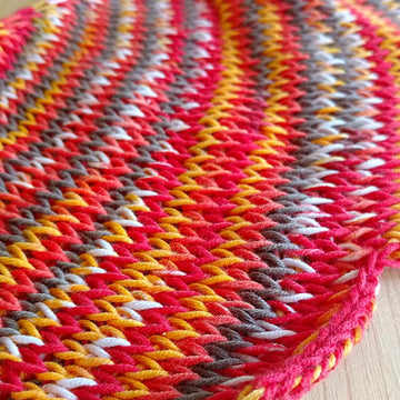 Dragon tail shawl