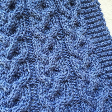 Cosy Cables Baby Blanket