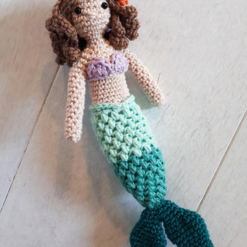Mermaid amigurumi doll