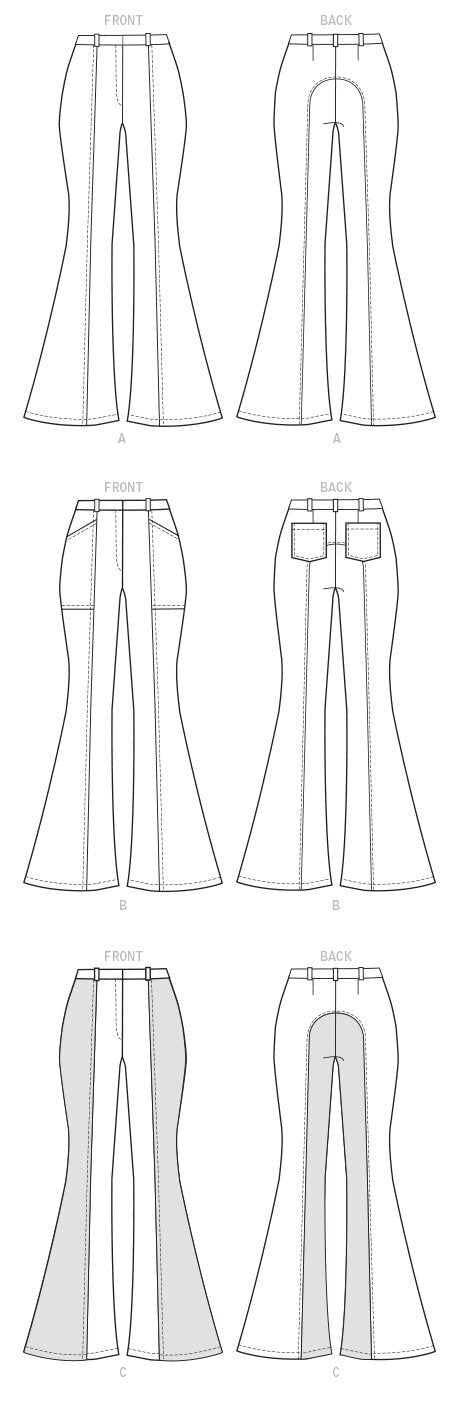 McCall's Misses' Pants M8007 - Sewing Pattern