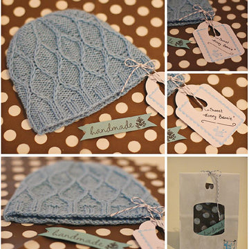 Petit Chou (Cashmere Cardigan and Baby Beanie)