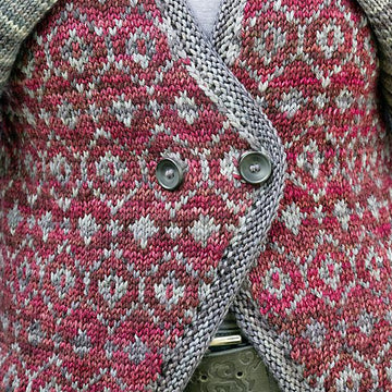 Fair Isle Cardigan "Valentina"