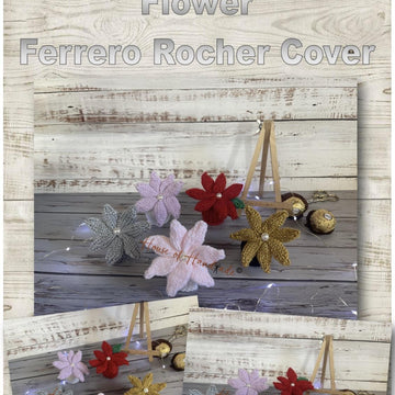 Flowers Ferrero Rocher Cover Favours Knitting Pattern