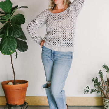 Lattice Luxe Pullover