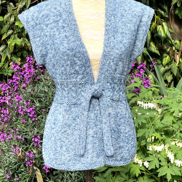 Gilet with Tie Front