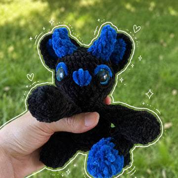 Bloo the Devil Cat Amigurumi, Crochet Pattern