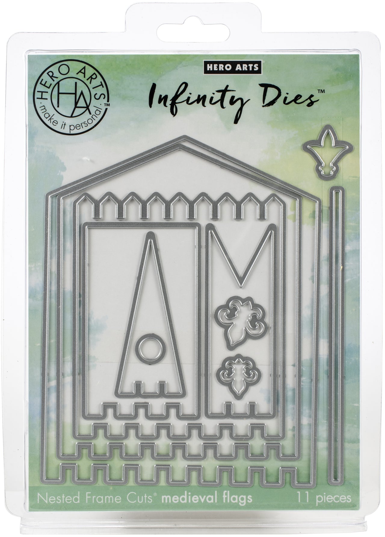 Hero Arts Infinity Dies - Medieval Flags