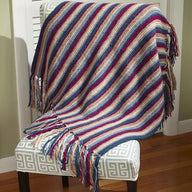 614 Beach Rose Blanket - Knitting Pattern for Home in Valley Yarns Berkshire