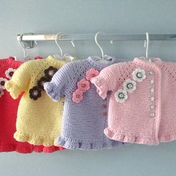 Knitting PATTERN Baby Girl Baby Pants Baby Sweater