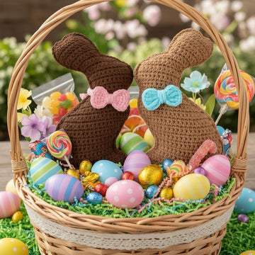 Chocolate Bunny Crochet Plushie