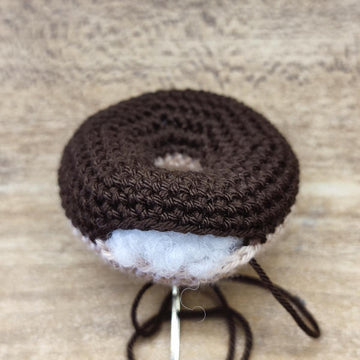 Round Donut keychain