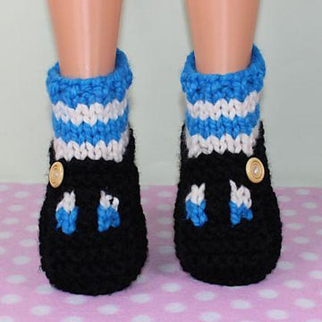 Childrens Super Chunky Stripe Sock T Bar Sandal Slippers
