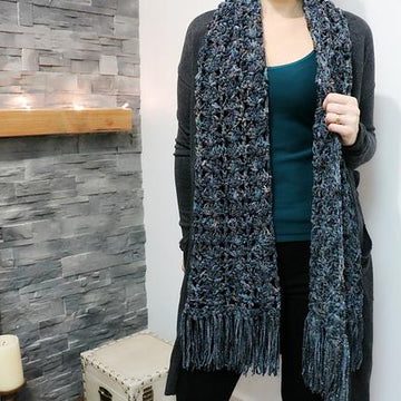 Sparkle & Shine Fringe Scarf