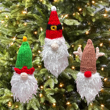 Christmas Gonk Gnome Tree Decorations 10 cms