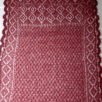 Rectangle Lace Shawl Victoria