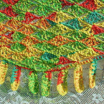 Parrot Feathers Scarf