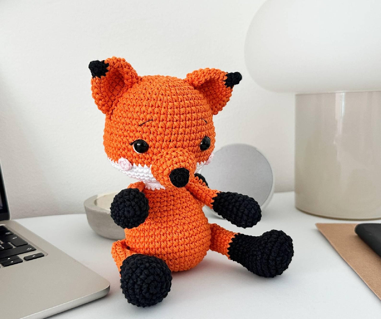 Fox Amigurumi Crochet Pattern PDF – Tiger Soft Toy, Stuffed Animal Tutorial