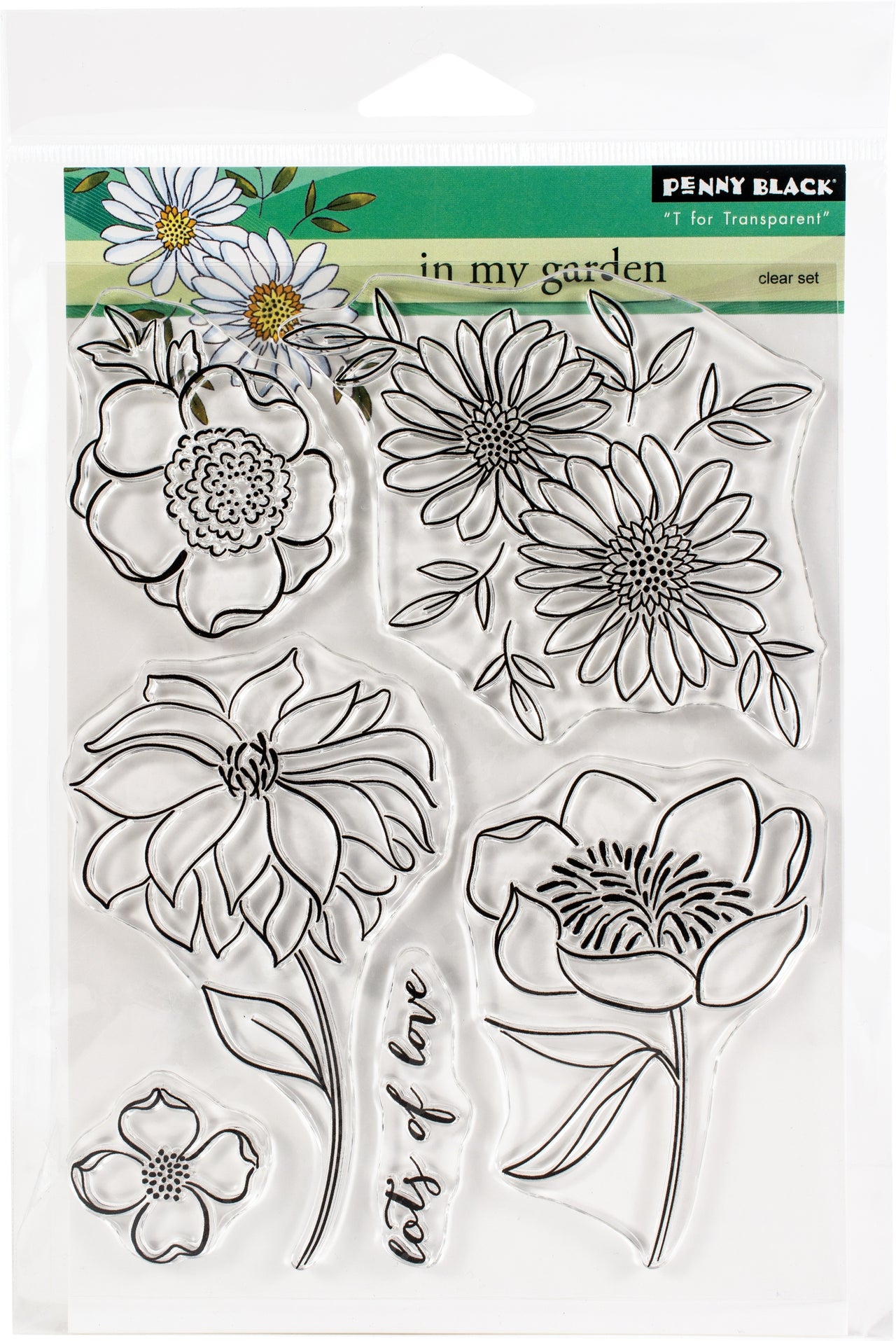 Penny Black Clear Stamps - In My Garden