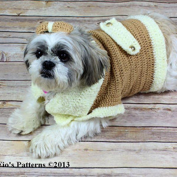 Dog Coat Crochet Pattern #179