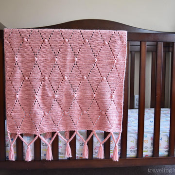Diamonds and Dots Baby Blanket