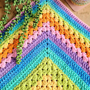 Chenille Granny's Gone Rogue Lap Blanket