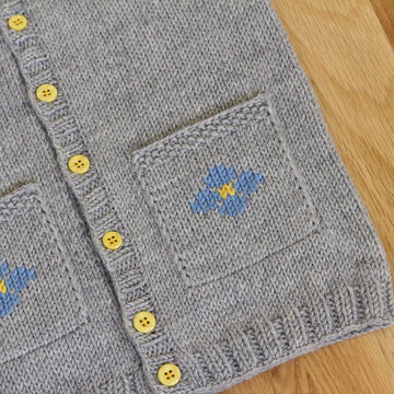 Forget me not cardigan