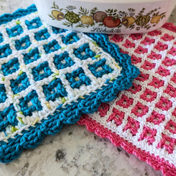 Squares Woven Hot Pad & Coaster