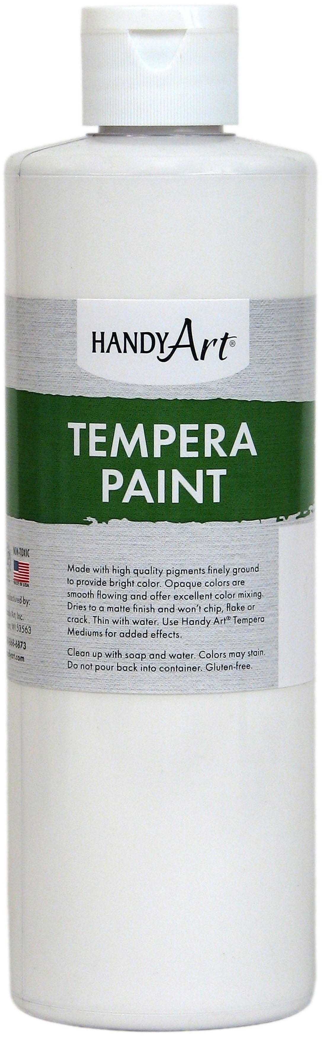 Handy Art Tempera Paint 16oz - White