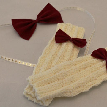 Baby Legwarmers with Ribbed Texture