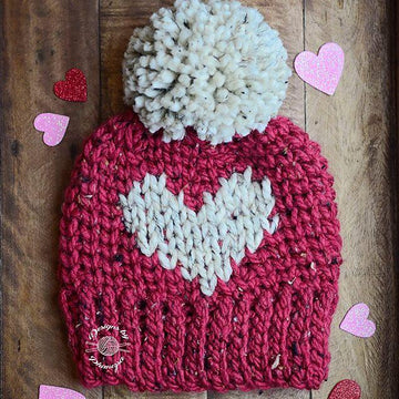 Big Heart Slouch Beanie