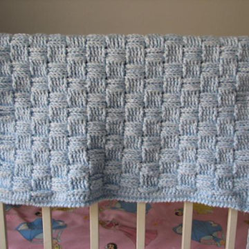 Basketweave Baby Blanket