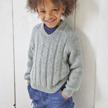 King Cole Pattern in Simply Denim DK - Children P6155 - Leaflet