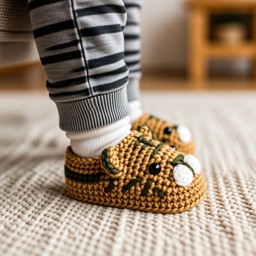 Animal Baby Bootie Pattern + Video Tutorial