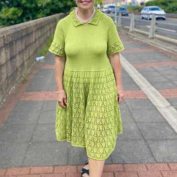 Gathered Collared Dress