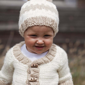 Little Timothy's Hat and Cardigan Set
